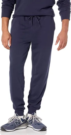Amazon Essentials Men's Jogger Pants, Casual Relaxed Fit, Lightweight French Terry (Available in Big & Tall)