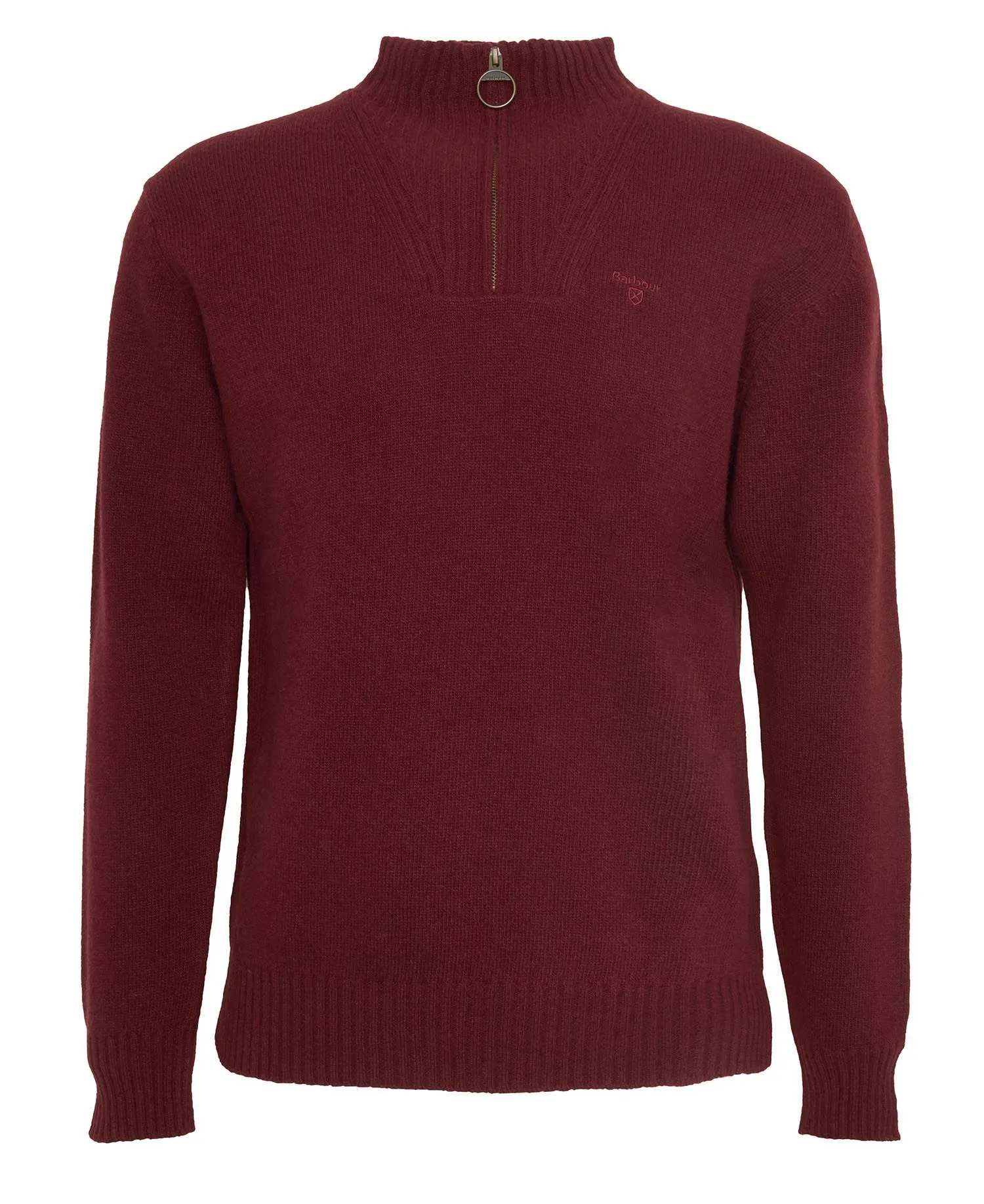 Barbour - Tisbury Half Zip, Ruby