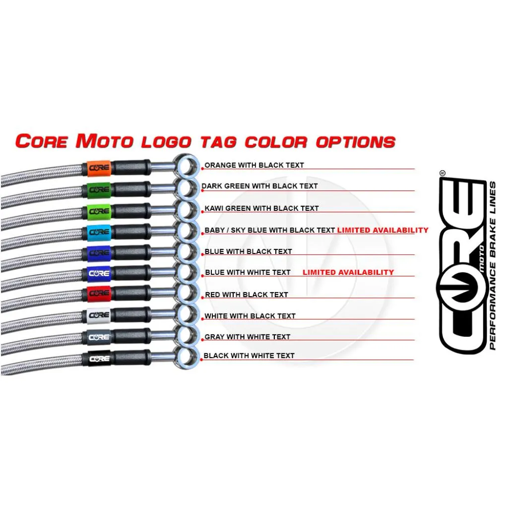 CORE MOTO - Kawasaki Offroad Front Brake Line