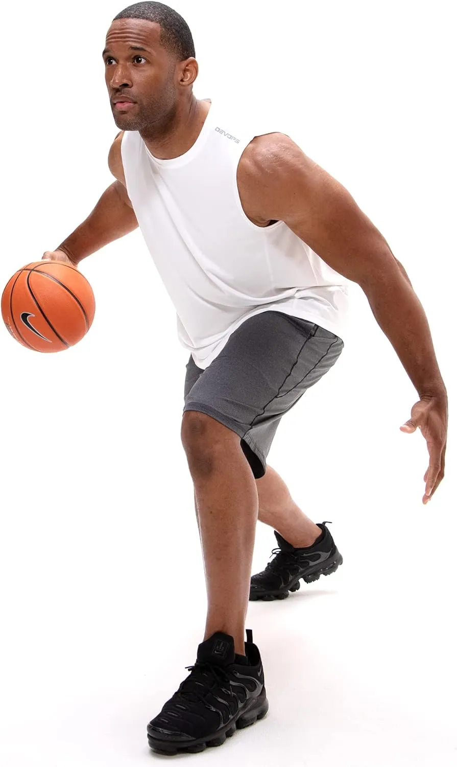 DEVOPS Men's Relaxed-Fit Workout Loungewear Gym Tank Top Sleeveless