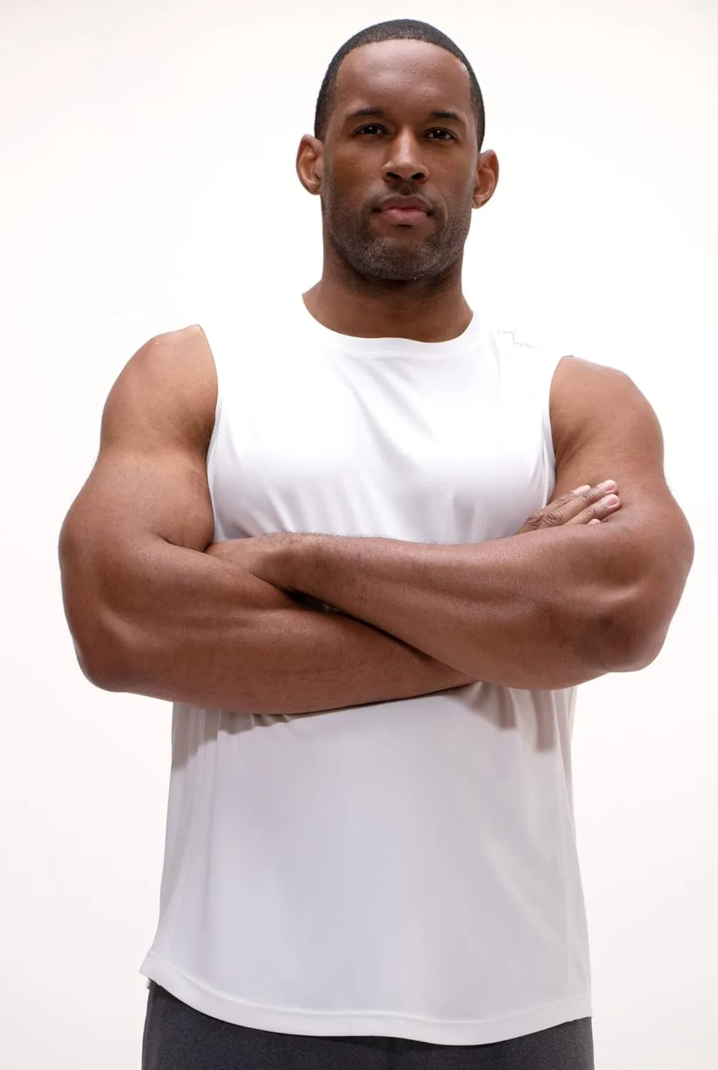 DEVOPS Men's Relaxed-Fit Workout Loungewear Gym Tank Top Sleeveless