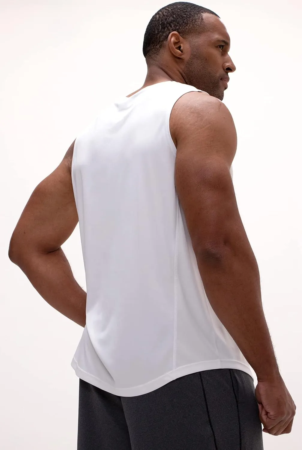 DEVOPS Men's Relaxed-Fit Workout Loungewear Gym Tank Top Sleeveless