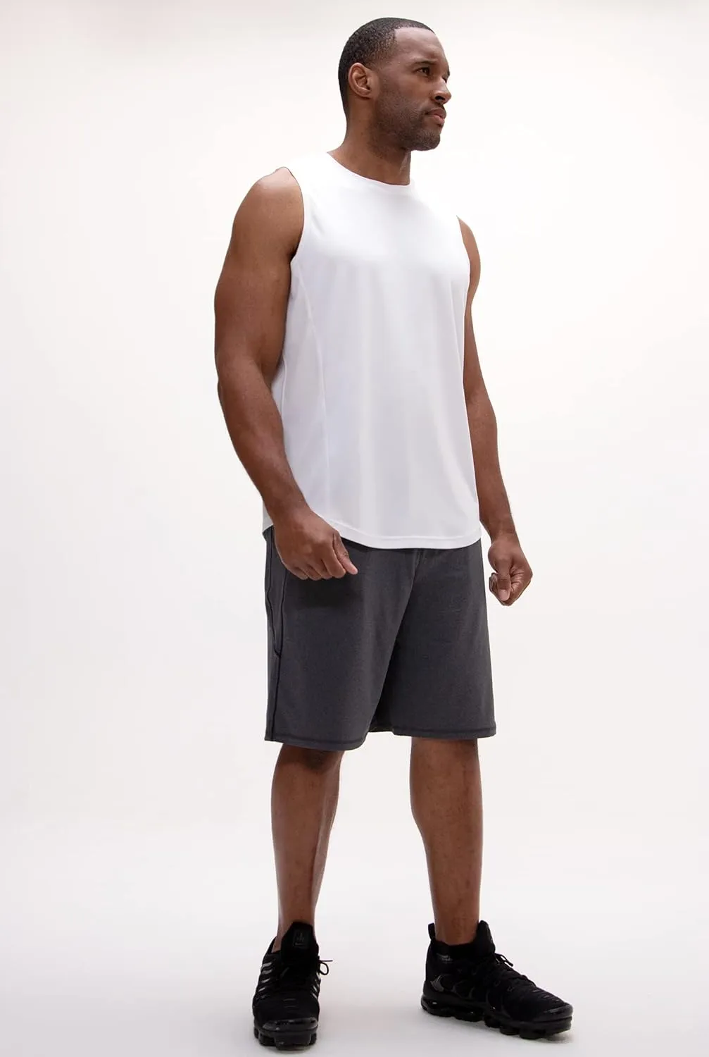 DEVOPS Men's Relaxed-Fit Workout Loungewear Gym Tank Top Sleeveless