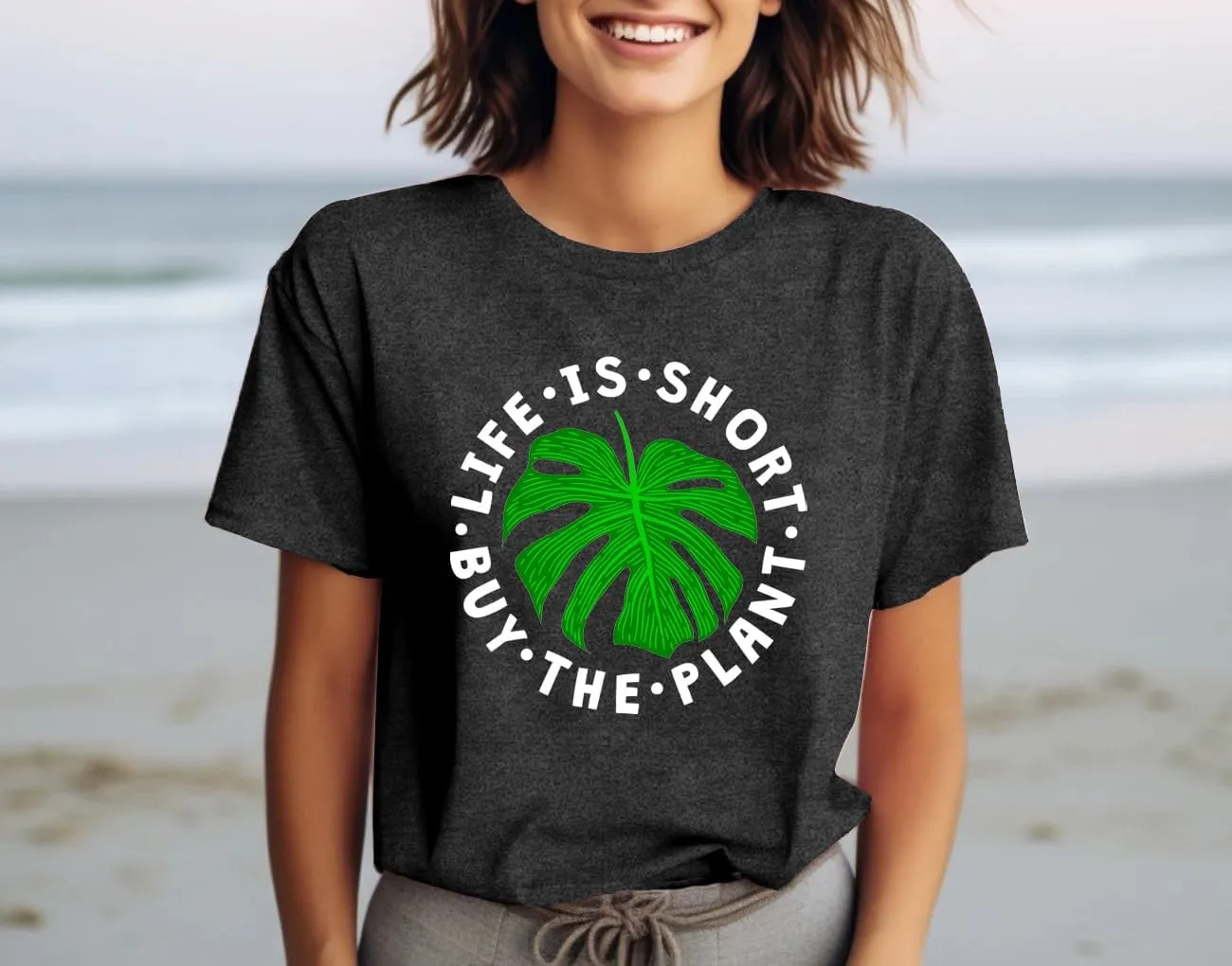 Garden Shirts for Women Plant Lover T-Shirt Gardener Lover Tee Tops Casual Plant Short Sleeve