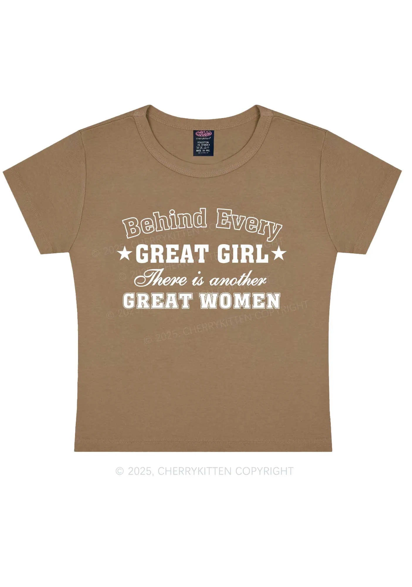 Great Girl Great Women Pride Y2K Baby Tee Cherrykitten