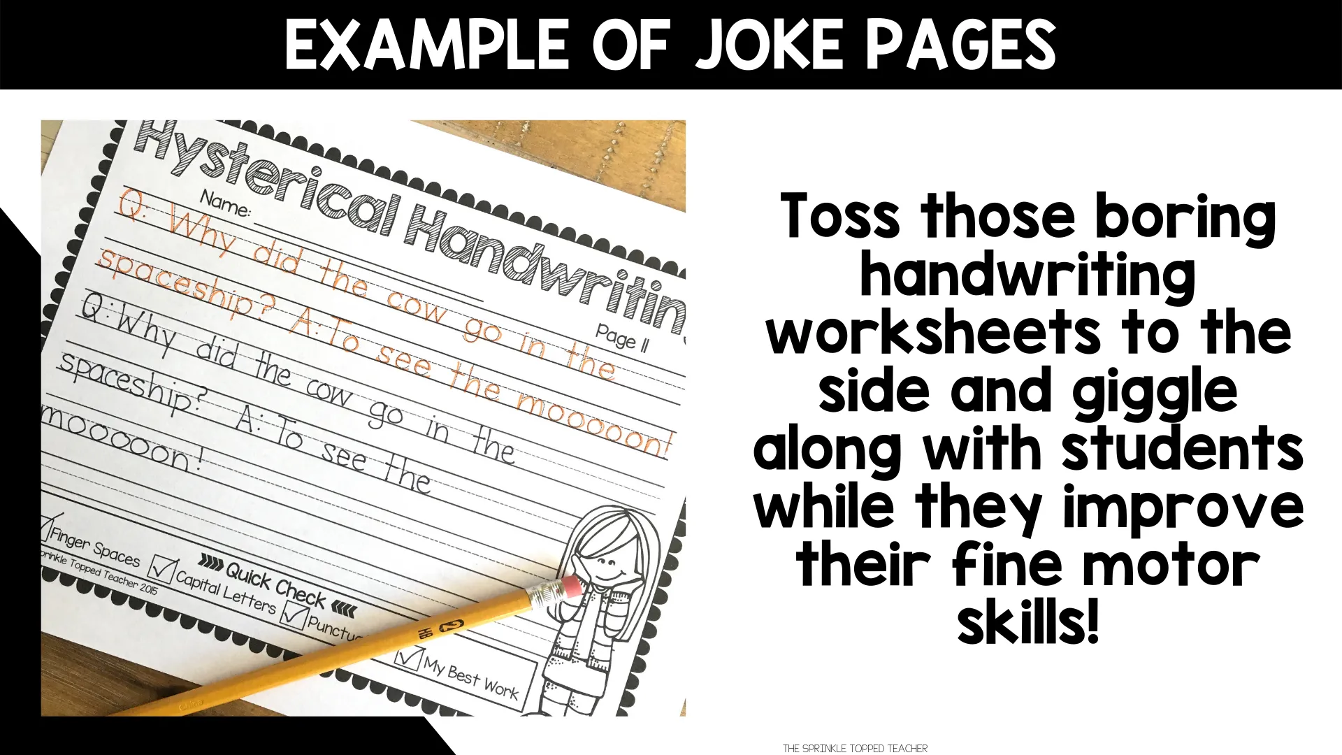 Hysterical Handwriting Worksheets | Print Bundle