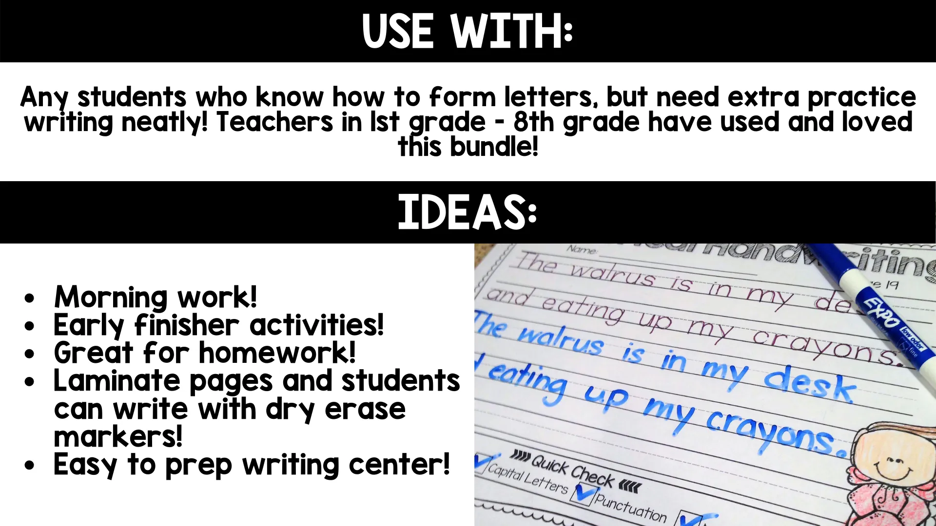 Hysterical Handwriting Worksheets | Print Bundle