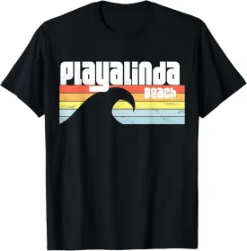 I Love Playalinda Beach Florida FL Atlantic Ocean Wave T-Shirt