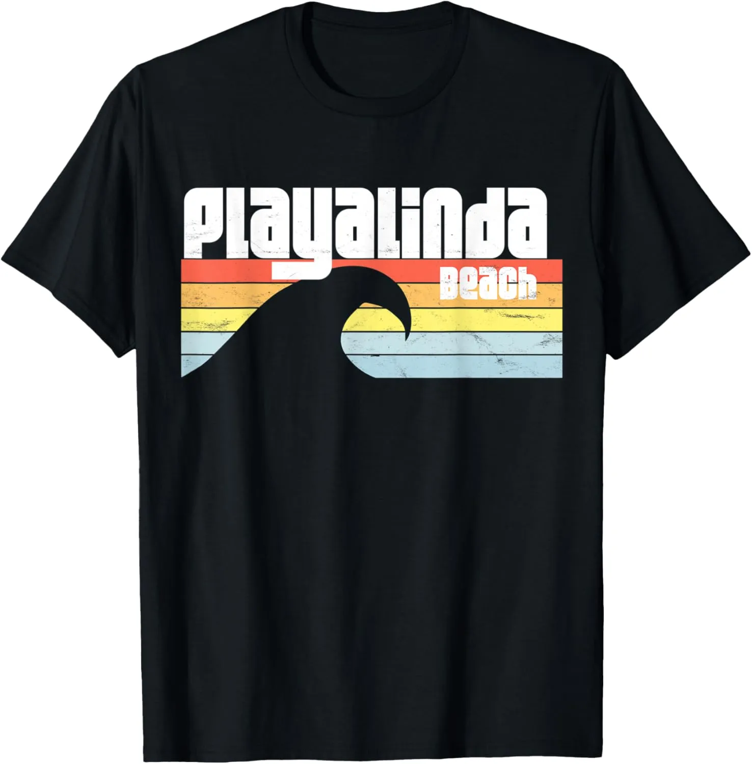 I Love Playalinda Beach Florida FL Atlantic Ocean Wave T-Shirt