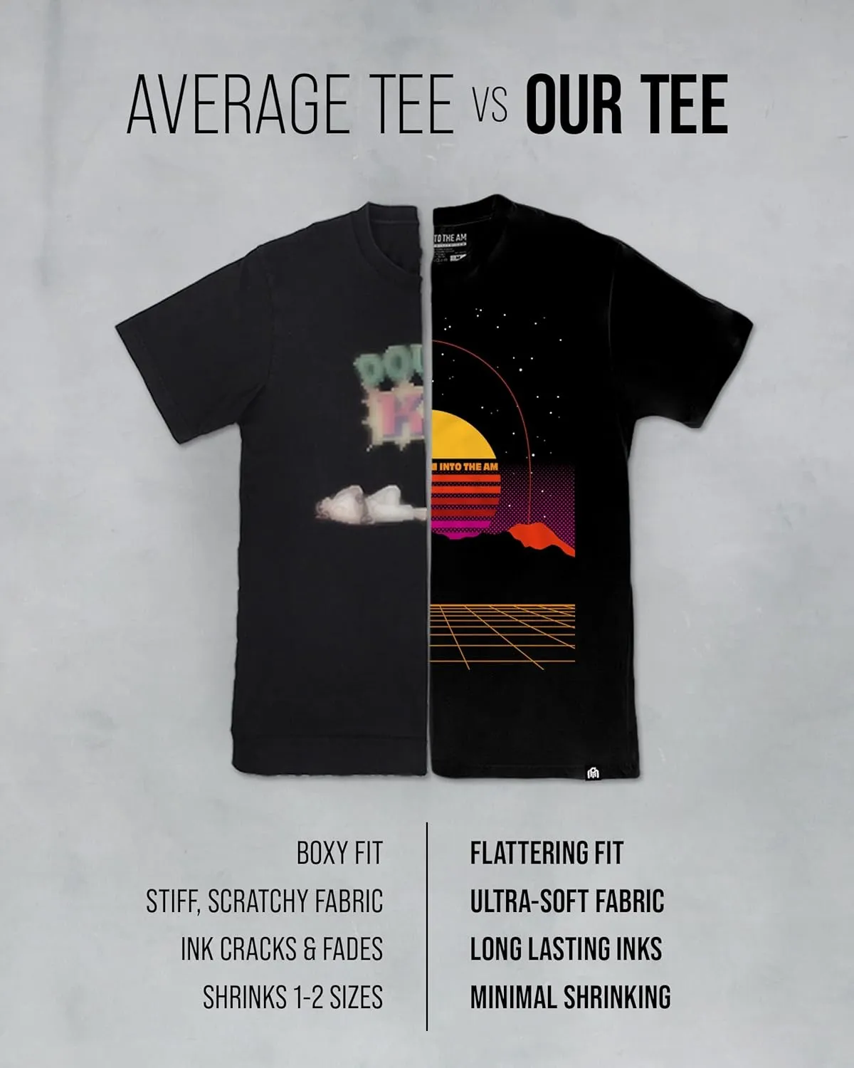 INTO THE AM Cool Graphic T-Shirts for Men S - 4XL Premium Quality Unique Graphic Art Tees