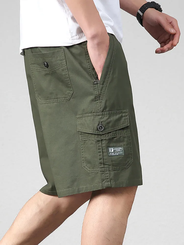 Men'S Cotton Beach Loose Casual Shorts