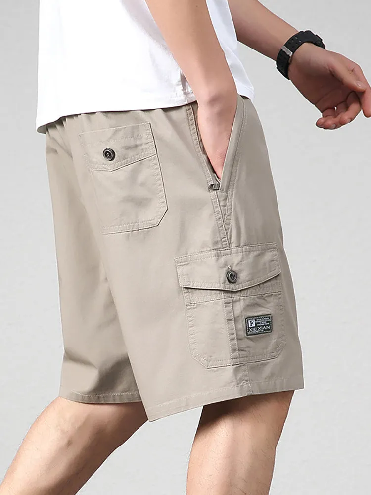 Men'S Cotton Beach Loose Casual Shorts