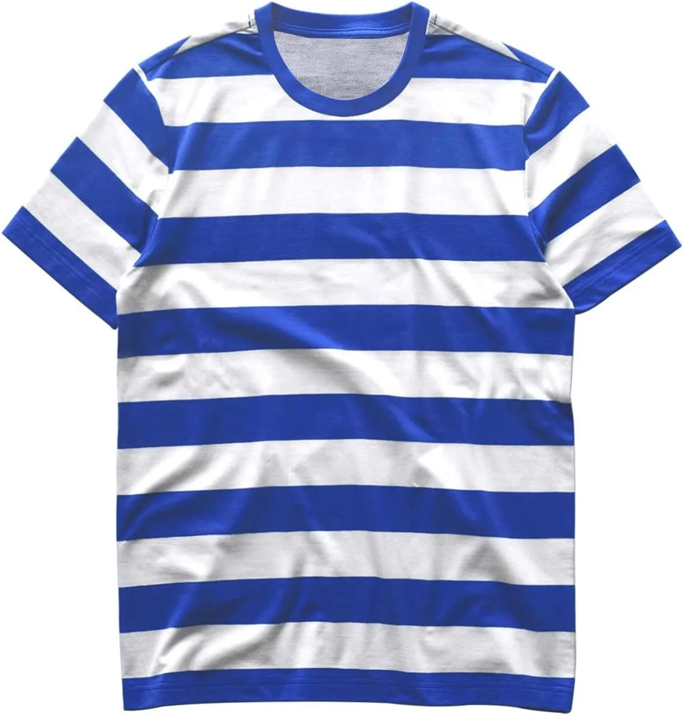 Mens Fashion Striped Short Sleeve Shirt Casual Fitted Everday Work T-Shirts Basic Going Out Travel Tee Tops
