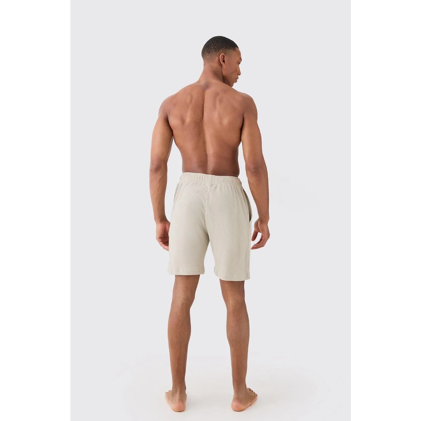Sand Waffle Loungerwear Shorts