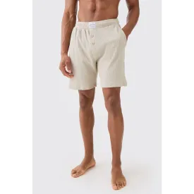 Sand Waffle Loungerwear Shorts