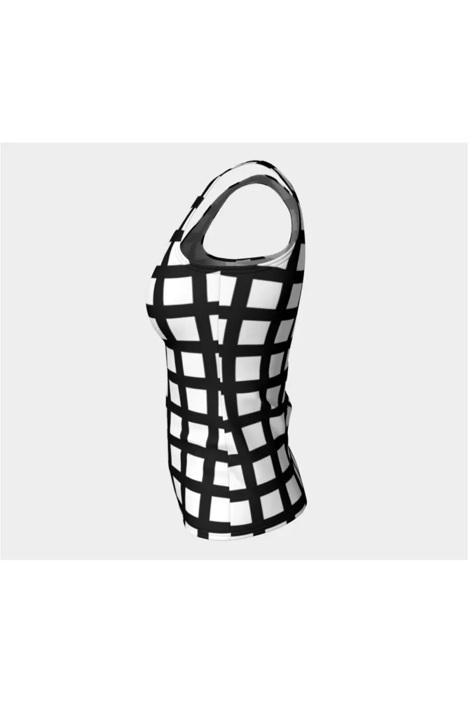 Square Biz Fitted Tank Top