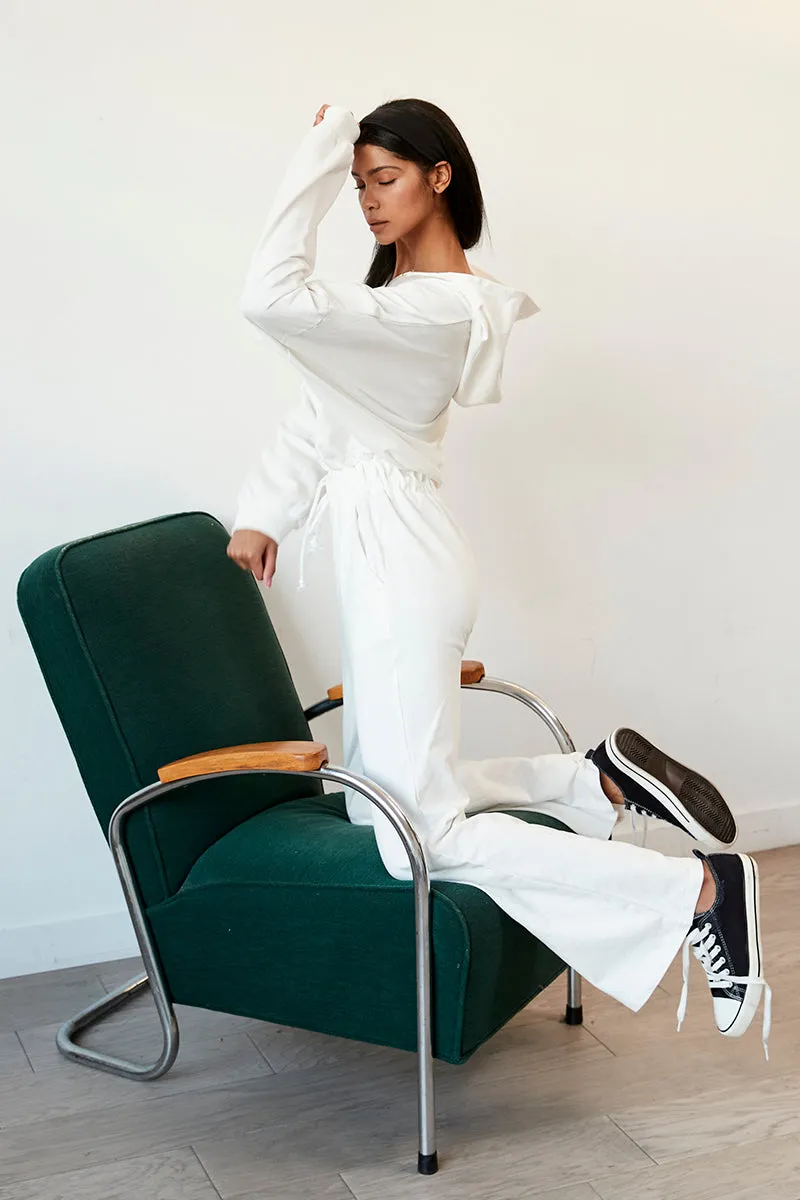 Sweet Hoodie Wide Jumpsuit