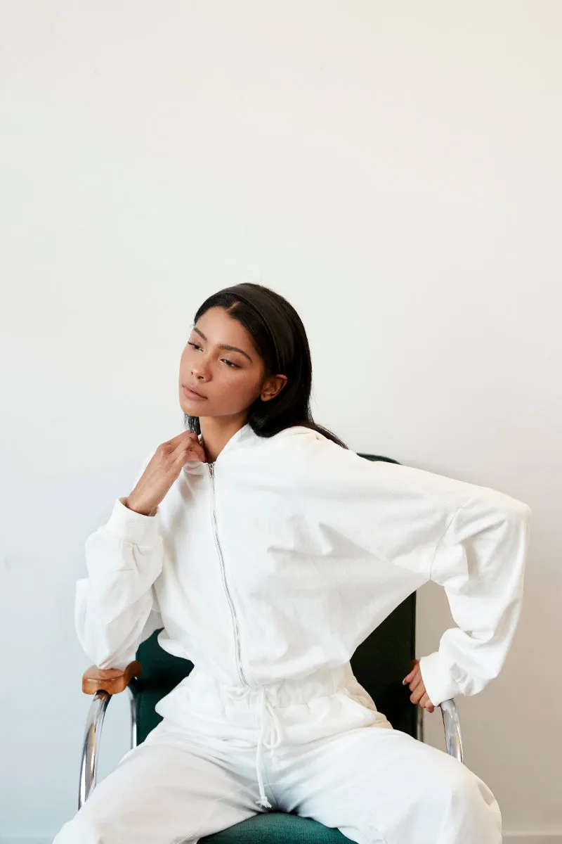 Sweet Hoodie Wide Jumpsuit