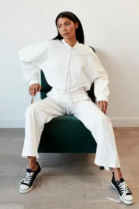 Sweet Hoodie Wide Jumpsuit