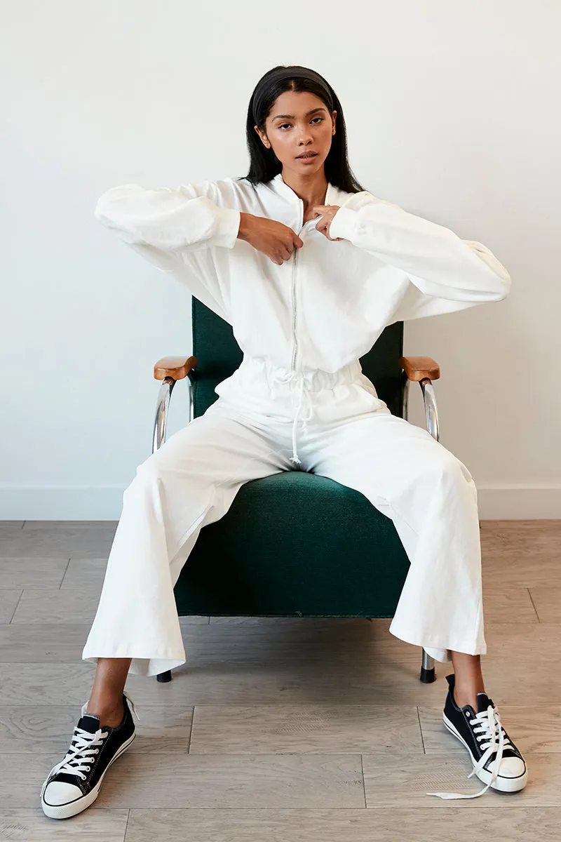 Sweet Hoodie Wide Jumpsuit