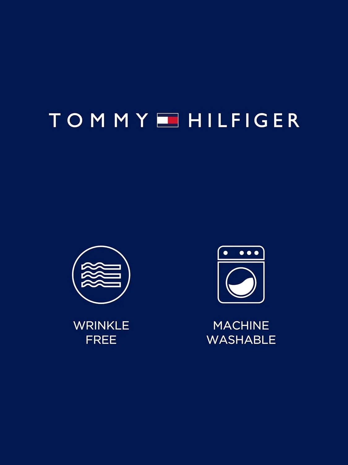 Tommy Hilfiger Men's Non Iron Solid Button Down Collar Shirt - Amazon Exclusive