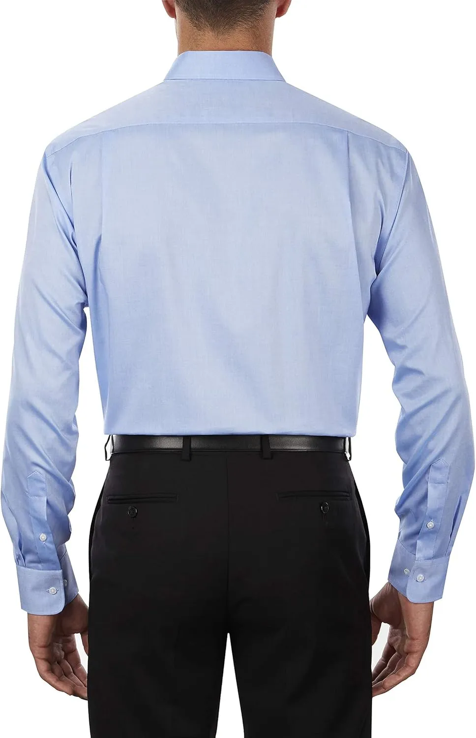 Tommy Hilfiger Men's Non Iron Solid Button Down Collar Shirt - Amazon Exclusive
